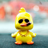 IBWell Cute Yellow Duck Car Ornaments Funny Duck Car Toy, Bobble Head Doll for Car Dashboard Decorations Accessories