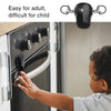 Moonybaby Oven Lock Child Safety, Heat-Resistant, Jet Black