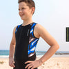 MY KILOMETRE Youth Core Triathlon Race Suit Boy Spring Competition Training Suits (Red, Medium)