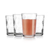 home essentials Juice Glasses Set Of 4 Water Tumbler Glasses Cups 7 oz Uses for Juice, Water, Cocktails, and more Beverages. Dishwasher safe