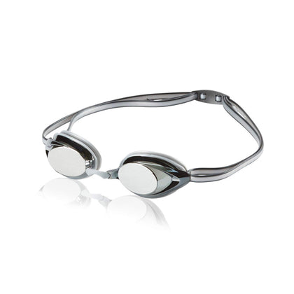 Speedo Unisex-child Swim Goggles Vanquisher 2.0 Junior, Mirrored Silver