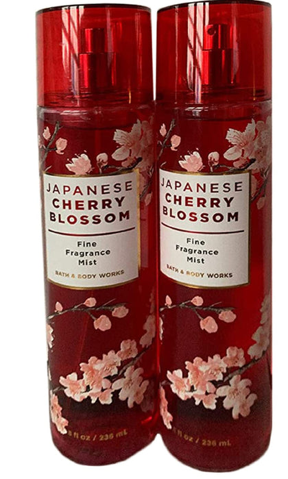 Japanese Cherry Blossom Fragrance Mist 8 oz (Set of 2) Packaging May Vary