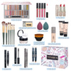 Makeup Kit Full Kit for Women Makeup Kit Full Kit for Teenagers Eyeshadow Palette Lip Gloss Foundation Mascara Eyeliner Cosmetic Brushes Cosmetic Bag etc. (20Middle)