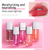 6ml Hydrating Lip Glow Oil, Transparent Plumping Lip Gloss, Moisturizing Lip Oil Gloss Lip Oil Tinted for Lip Care and Dry Lips (007# Raspberry)