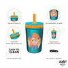 Zak Designs Blippi Kelso Toddler Cups For Travel or At Home, 12oz Vacuum Insulated Stainless Steel Sippy Cup With Leak-Proof Design is Perfect For Kids