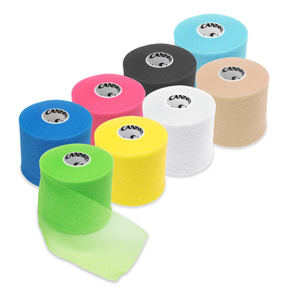 Cannon Sports Pre-Wrap Assorted 8-Pack 30 Yards Each Roll 8 Rolls Athletic Tape Wraps