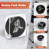 6-Count Hockey Puck Holder - Cube Square Hockey Puck Display Cases, 2-Piece Snap Clear Hockey Puck Holder, Official Size Hockey Puck Display Boxes