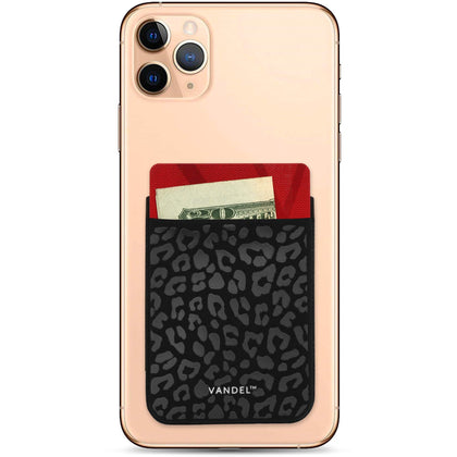 VANDEL Pocket - Stick-On Fabric Phone Wallet Stick On for Women, Cute Credit Card Holder for Phone Case, Stick On Back of Phone Fabric Sleeve for iPhone Pocket