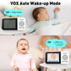 Simyke Upgrade Video Baby Monitor with 2 Cameras and Audio 2.8