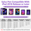 Stylus Pen for iPad, Apple Pencil for iPad 10th/9th Gen, iPad Pro 11&12.9 inch, iPad Pencil Compatible with (2018-2022) Apple iPad Air 5th/4th/3rd Gen, Mini 6th/5th Gen, iPad 8th/7th/6th Gen (Purple)