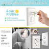 4our Kiddies Baby-Proof Outlet Covers (60 Pack) - Child Safety Electric Plug Protectors to Prevent Power Shock