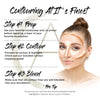 Aesthetica Cosmetics Cream Contour and Highlighting Makeup Kit - Contouring Foundation/Concealer Palette - Vegan, Cruelty Free & Hypoallergenic - Step-by-Step Instructions Included