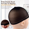 MORGLES Wig Caps, 20pcs Black Stocking Caps for Wigs Stretchy Nylon Wig Caps Wig Caps For Women Men, Black