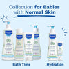 Mustela Welcome Baby Gift Set - Clean & Gentle Skincare & Bath Time Essentials for Baby's Delicate Skin - Natural & Plant Based - 4 Items Set