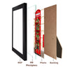 SESEAT Black 8x10 Picture Frame, Photo Frame for Wall Mounting or Tabletop Diaplay, 1 Pack
