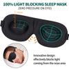 NEWVANGA Sleep Mask for Back and Side Sleeper, 100% Block Out Light, Eye Mask Sleeping of 3D Night Blindfold, Ultralight Travel Eye Cover