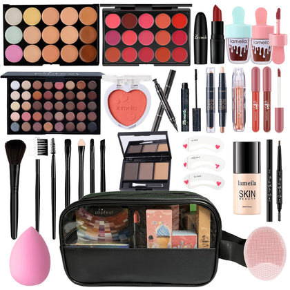 TZACDNB Makeup Kits,Complete Professional Makeup Kit,Makeup Gift Set For Women,Full Face Makeup Kit,Makeup Sets For Women Full Kit,Gifts For Girls,Suitable For Beginners, Entry-level, and Teenagers