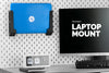 BRAINWAVZ Wall Mount Laptop Holder with Adhesive & Screw in, 1.2