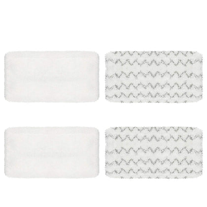 4 Pack Steam Mop Pads for Bissell Symphony 1252 1606670 1543 1652 1132 1530 11326 Vacuum and Steam Mop, Bissell 2747A Replacement Pads, Bissel Symphony Pet Mop Pads, Microfiber Washable & Reusable