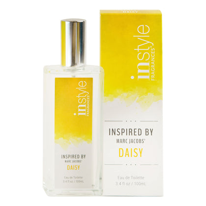 Instyle Fragrances | Inspired by Marc Jacobs' Daisy | Womens Eau de Toilette | Vegan, Paraben & Phthalate Free | Never Tested on Animals | 3.4 Fl Oz