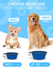 Aonkey Collapsible Dog Bowls with Bottle Carrier, 2 Pack Travel Dog Water Bowl Upgraded Carabiner, One-Piece Molded Rim No Fall Off or Crack, Foldable Silicone Portable for Pets Walking Hiking 15oz