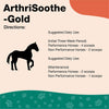 NaturVet ArthriSoothe Gold Advanced Joint Horse Supplement Powder - For Healthy Joint Function in Horses - Includes Glucosamine, MSM, Chondroitin, Hyaluronic Acid - 60 Day Supply