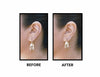 Lobe Wonder - The ORIGINAL Ear Lobe Support Patch for Pierced Ears - Eliminates the Look of Torn or Stretched Piercings - Protects Healthy Ear Lobes from Tearing - 60 Patches - Clear & Latex-Free