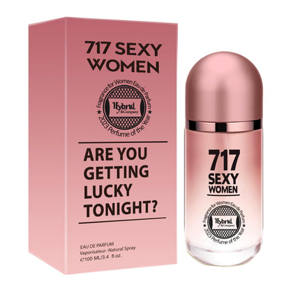 Hybrid & Company 717 Sexy Women Fragrance for Women Eau De Parfum Natural Spray Sweet Scent, 3.4 Fl Oz