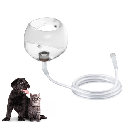 Canine Inhaler Mask for Cats and Small Dogs, Oxygen Mask for Pets