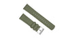 18mm Army Green BARTON Sailcloth Quick Release Premium Nylon Weave