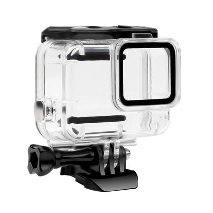 FitStill Waterproof Housing Case Only for Go Pro Hero 7 White & Silver, Protective 45m Underwater Dive Case Shell with Bracket Accessories for Go Pro Hero 7 White & Silver Camera
