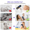 Chuya Baby Teether Toy Chew Toy for Babies 0-24 Months TV Remote Control Shape Teething Relief Baby Toys for Infants (Black)