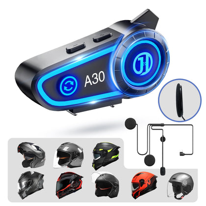 Motorcycle Helmet Speakers Helmet Bluetooth Helmet Headphone Automatic Answer Music Control,120 Hours Playing time High Sound Quality System Ultra Thin Earphones Cycling/Skiing/Riding 1200 mAh battery