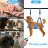 Dog Grooming Hammock, Pet Grooming Harness for Dogs&Cats, Multi Hammock Restraint Bag with Adjustable Grooming Loop/Stainless D-Hooks/Nail Clippers/Trimmer/Nail File for Pet Nail Trimming, Care (S)