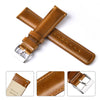 Ritche Genuine Leather Watch Band for Galaxy Watch 6 Classic Omega x Swatch Moonswatch 20mm Classic Vintage Quick Release Leather Watch Strap (Toffee Brown), Valentine's day gifts for him or her