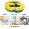Baby Shower Cap for Boy Adjustable Toddler Bath Shampoo Hat with Ear Protection 3Pcs Children Wash Hair Foam Shield Hats Protect Your Baby Eyes