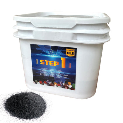 10 lbs Rock Tumbler Grit - Tumbler Media Grit,Rock Polishing Grit Media, Works with Any Rock Tumbler, Rock Polisher, Stone Polisher,COARSE 60/90 Silicon Carbide Grit, Step 1 for Tumbling Stones