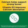 Nature Made Calcium 600 mg with Vitamin D3 for Immune Support, Tablets, 120 Count, Value Size, helps support Bone Strength (Pack of 3)