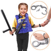 Ultimate All-in-One Kids Police Role Play Toy Kit - 15-Piece Policeman Pretend Play Set for Kids - SWAT Accessories for Dress Up Costumes - Badge, Shield, Vest, Handcuffs Included