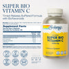 SOLARAY Super Bio C Buffered Vitamin C w/Bioflavonoids, Timed-Release Formula for All-Day Immune Support, Gentle Digestion, 1000mg, 360 Ct.
