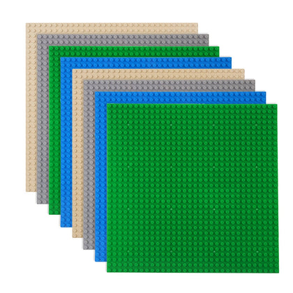LVHERO 8 Pack Classic Baseplates Building Plates for Building Bricks 100% Compatible with All Major Brands-Baseplate, 10