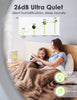 Oraimo Humidifiers for Bedroom, Top Fill Cool Mist Humidifier, 26dB Quiet, Easy to Clean, 2.5L Ultrasonic Humidifier & Essential Oil Diffuser with Night Light, BPA-Free, Humidifier for Baby White