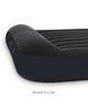 INTEX 64145ED Dura-Beam Standard Pillow Rest Air Mattress: Fiber-Tech - Twin Size - Built-in Electric Pump - 10in Bed Height - 300lb Weight Capacity,Navy