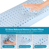 Memory Foam Pillows Neck Pillow Bed Pillow for Sleeping Ergonomic Cervical Pillow Orthopedic Contour Pillow for Side Back Stomach Sleeper