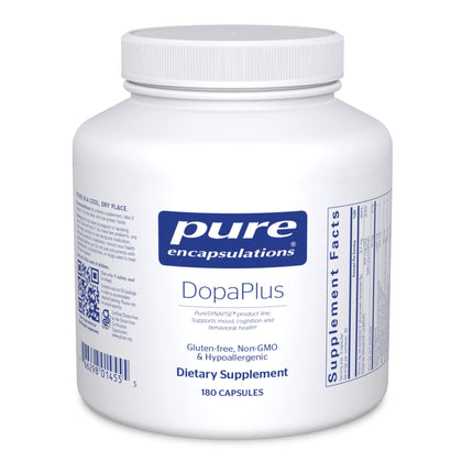 Pure Encapsulations DopaPlus | PureSYNAPSE Supplement to Support Dopamine Production, Daily Mental Function, and Sharpness* | 180 Capsules