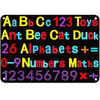 Alphabets ABC Learning Toys Flannel-Board for Toddlers 107 Pieces Felt-Letters-Numbers Preschool Learning ABC Math Colors 3.5 Ft Wall Hang Classroom Activity