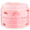 Organic Pink Watermelon Body Scrub, Pure Natural Gentle Exfoliator For Smooth & Soft Skin, Best Shower Exfoliating Salt Skincare Scrub, Hydrating & Moisturizing Face Foot Hands, Great Gift for Women