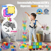 UREC 104 Pieces Magnetic Tiles Building Blocks for Kids Magnet Building Tiles Set with 2 Cars, Construction STEM Toys Gift for Boys and Girls