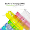 AUVON Weekly Pill Organizer 3 Times a Day, Large 7 Day Pill Box 3 Times a Day with Separate Container, Portable Pill Case for Medication, Vitamins, Fish Oil and Supplements