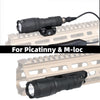 LECPECON Tactical Flashlight Mloc Flashlight with Remote Pressure Switch and Mloc Mount, Picatinny Mount (300)